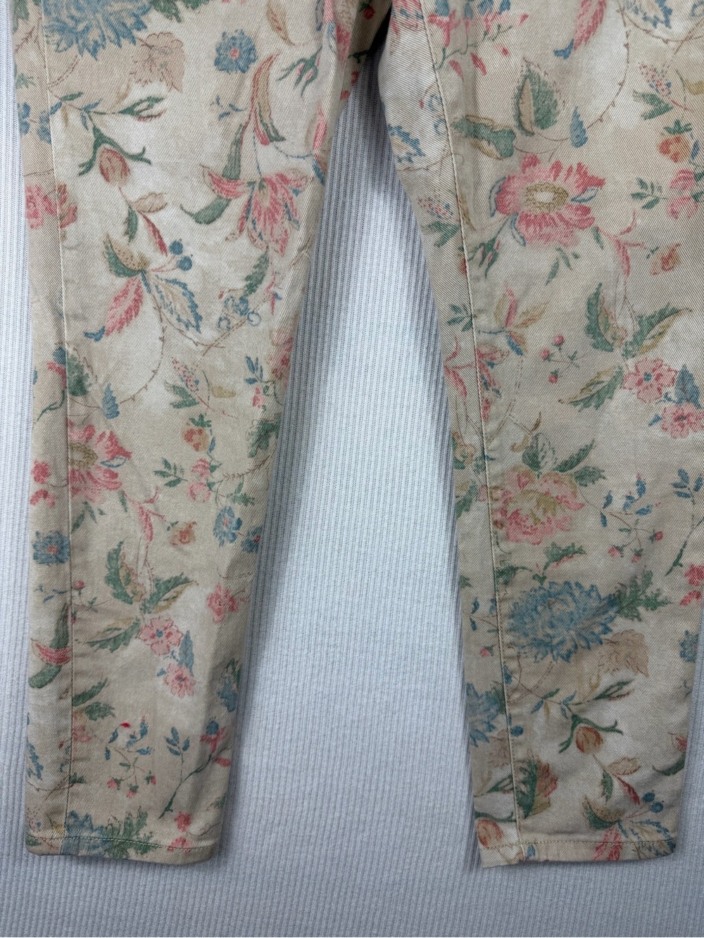 Lauren Ralph Lauren Floral Print Premier Skinny Ankle Jeans Size 10 Cottagecore - Picture 4 of 14
